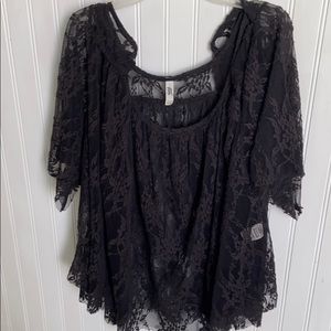FREE PEOPLE LACE TOP